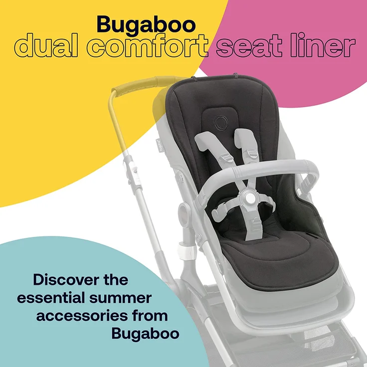 Bugaboo Dual Comfort Seat Liner Midnight Black Schwarz 1 – Bild 3