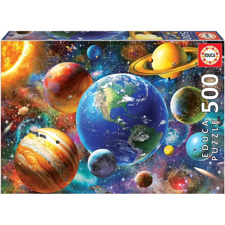 Educa 18449 Das Sonnensystem 500 Puzzleteile