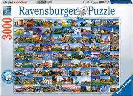 Ravensburger Puzzle 17080 - 99 Beautiful Places in Europe