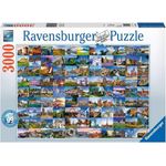 Ravensburger Puzzle 17080 - 99 Beautiful Places in Europe - 3000 Teile