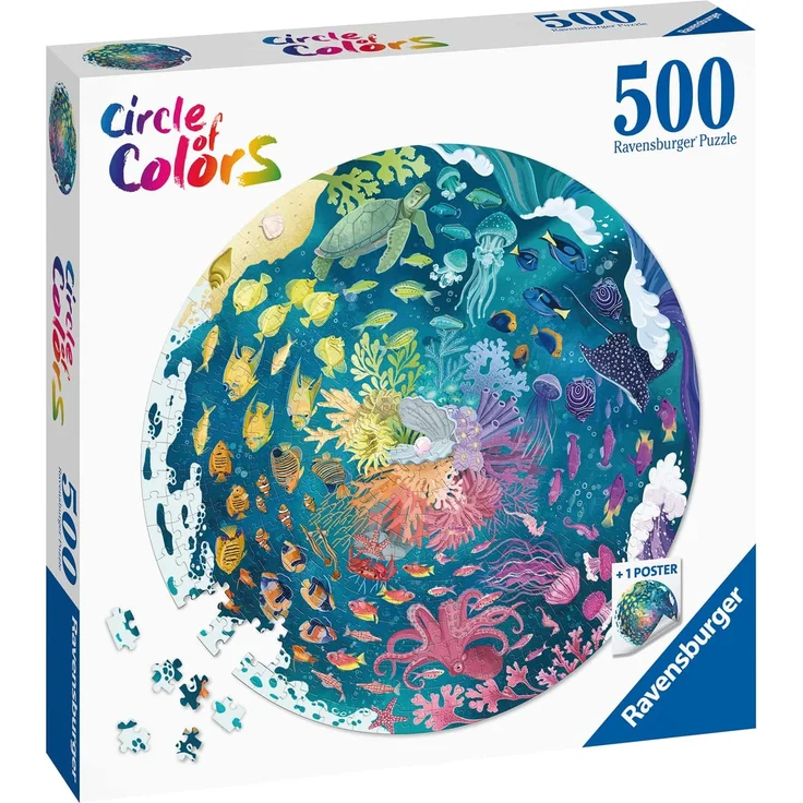 Ravensburger - Circle of Colors - Ocean & Submarine, 500 Teile – Bild 10