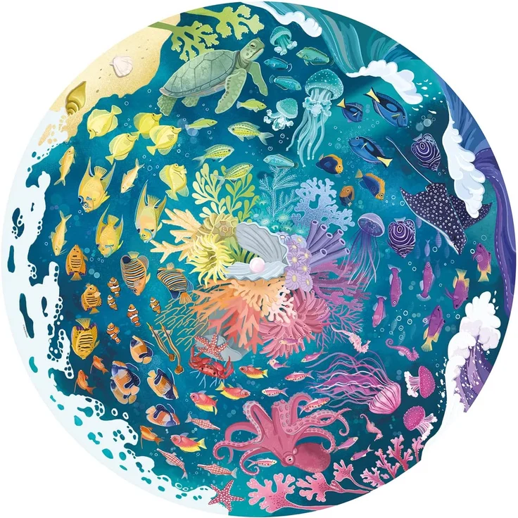 Ravensburger - Circle of Colors - Ocean & Submarine, 500 Teile – Bild 3