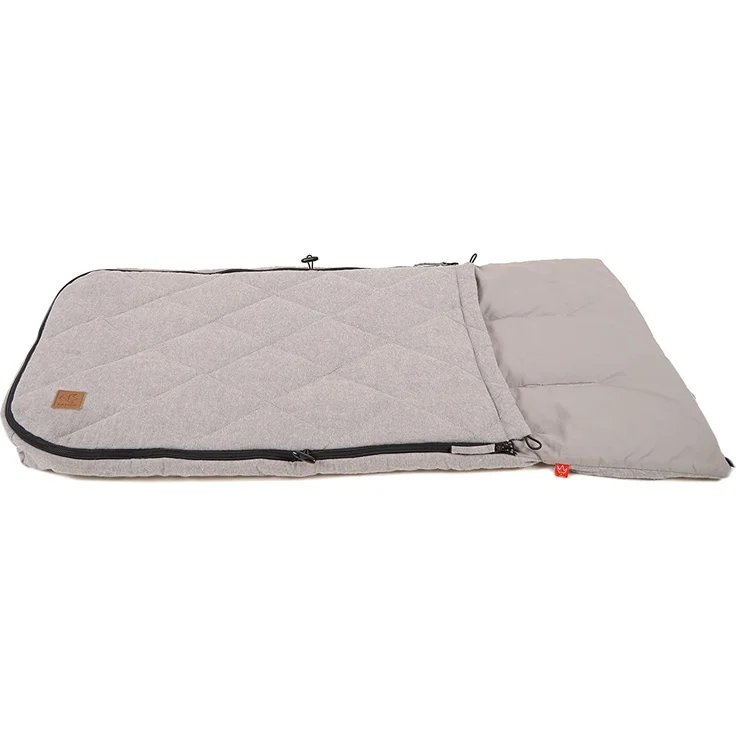 Kaiser 6574773 Sommer-Kinderwagen-Fußsack'Nikko Melange', light grey Melange, universell einsetzbar – Bild 3