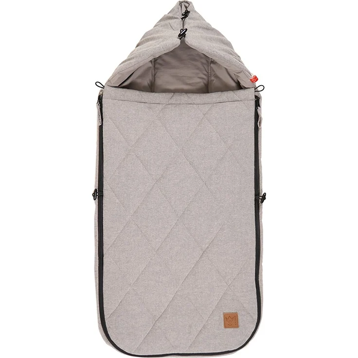 Kaiser 6574773 Sommer-Kinderwagen-Fußsack'Nikko Melange', light grey Melange, universell einsetzbar – Bild 4