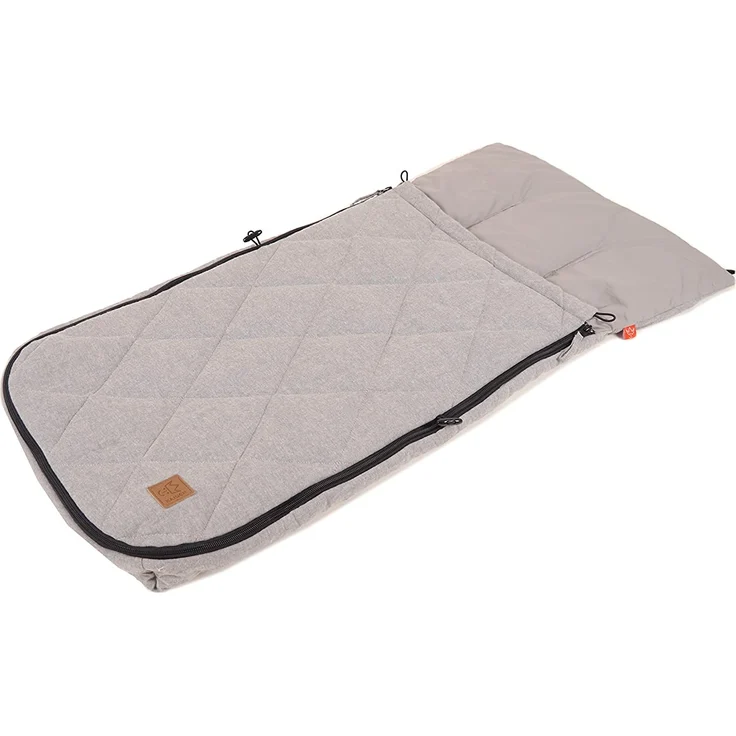Kaiser 6574773 Sommer-Kinderwagen-Fußsack'Nikko Melange', light grey Melange, universell einsetzbar – Bild 2