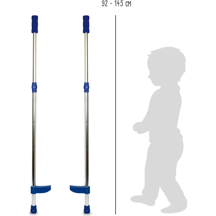 small foot 9511 Stelzen mit Teleskopstange, für Kinder aus stabilem Aluminium, verstellbare Fußrasten, ab 4 Jahre – Bild 4