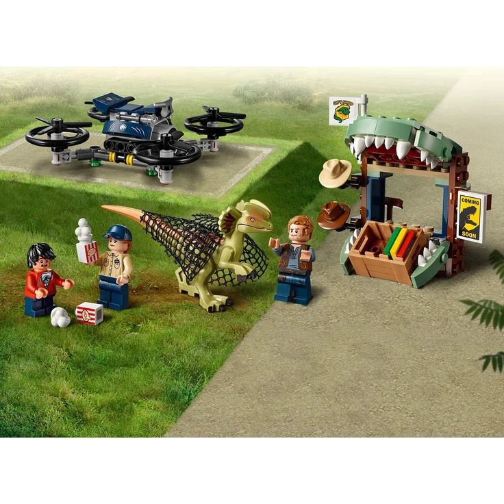 LEGO 75934 - Jurassic World Dilophosaurus auf der Fluch, Bauset – Bild 7