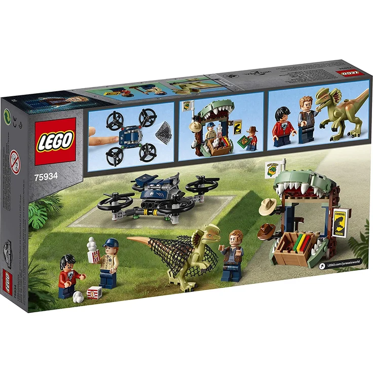 LEGO 75934 - Jurassic World Dilophosaurus auf der Fluch, Bauset – Bild 8