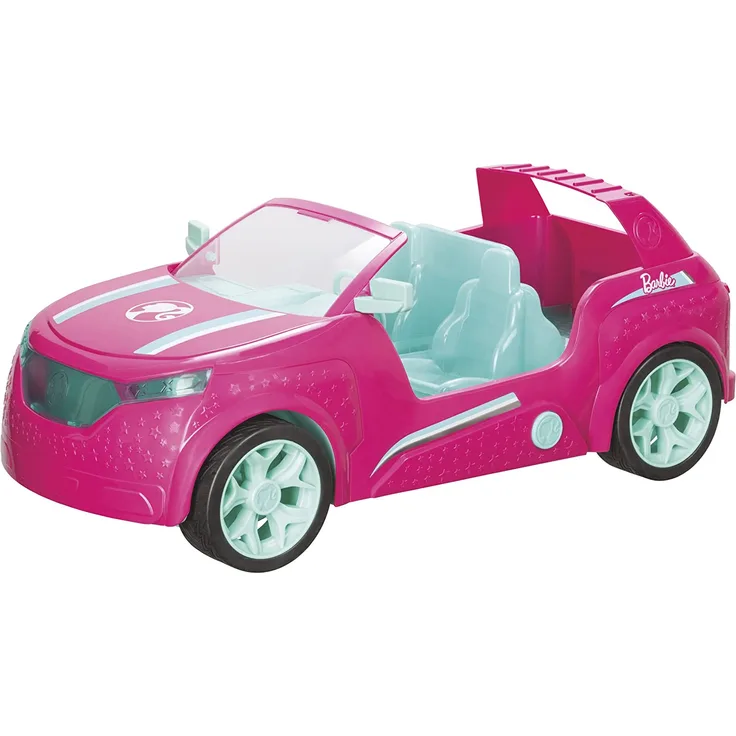 Mondo Motors 63647 Barbie Cruiser, ferngesteuertes Auto für Kinder mit Platz für 4 Puppen, 45 x 21 x 18 cm, mit Fernbedienung, Spielzeug ab 3 Jahre