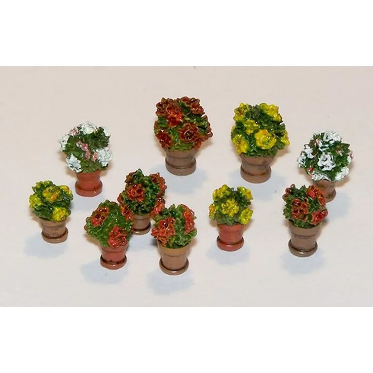 Plus model 380 Blumen in Blumentöpfen