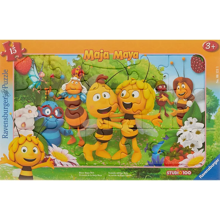 Ravensburger Kinderpuzzle 06121 - Biene Majas Welt - Rahmenpuzzle - Preisvergleich – Bild 1