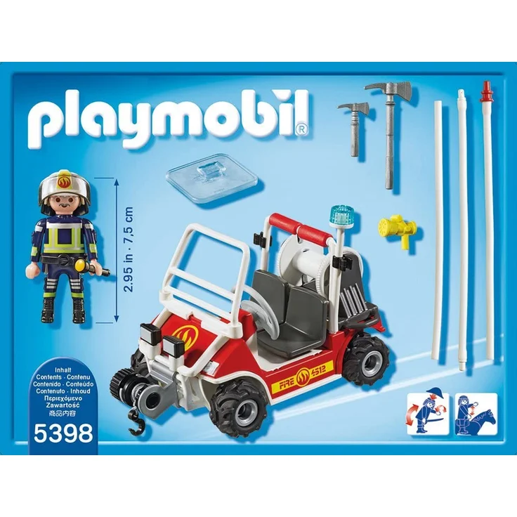 Playmobil 5398 - Feuerwehrkart – Bild 3
