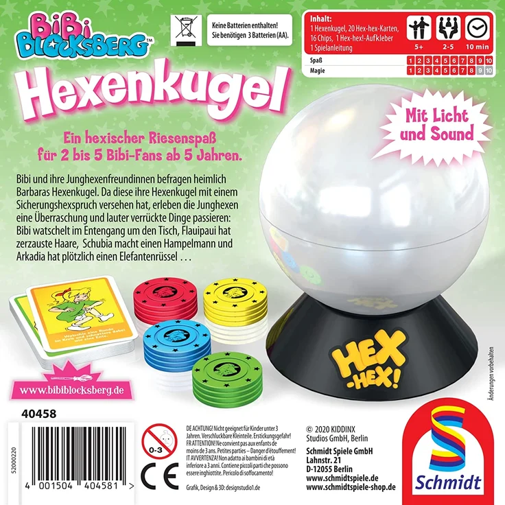 Schmidt Spiele 40458 Bibi Blocksberg, Hexenkugel – Bild 3