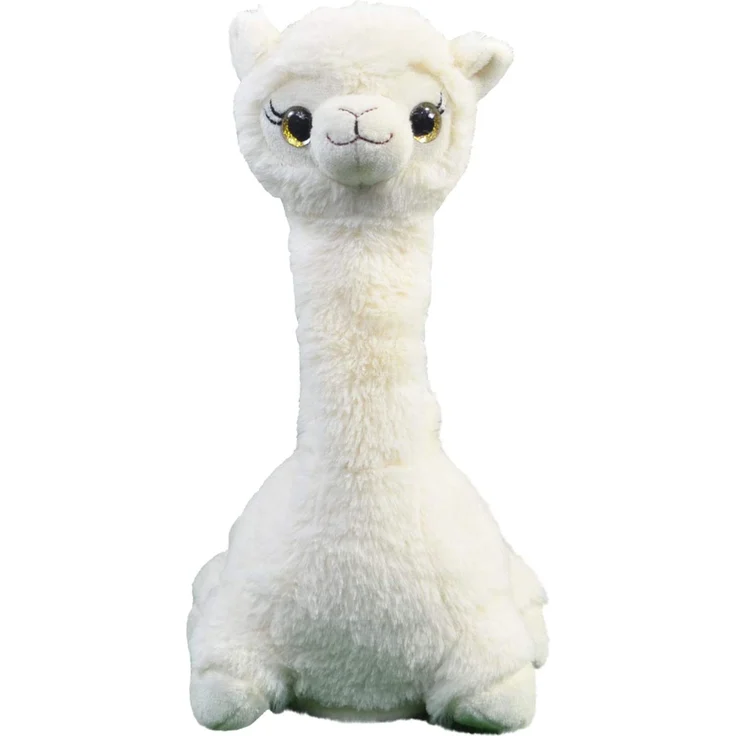 Kögler 76508 - Labertier Lama Sandy, ca. 30 cm groß, nachsprechendes Plüschtier mit Aufnahme- und Wiedergabefunktion, plappert alles witzig nach und bewegt sich, batteriebetrieben – Bild 1