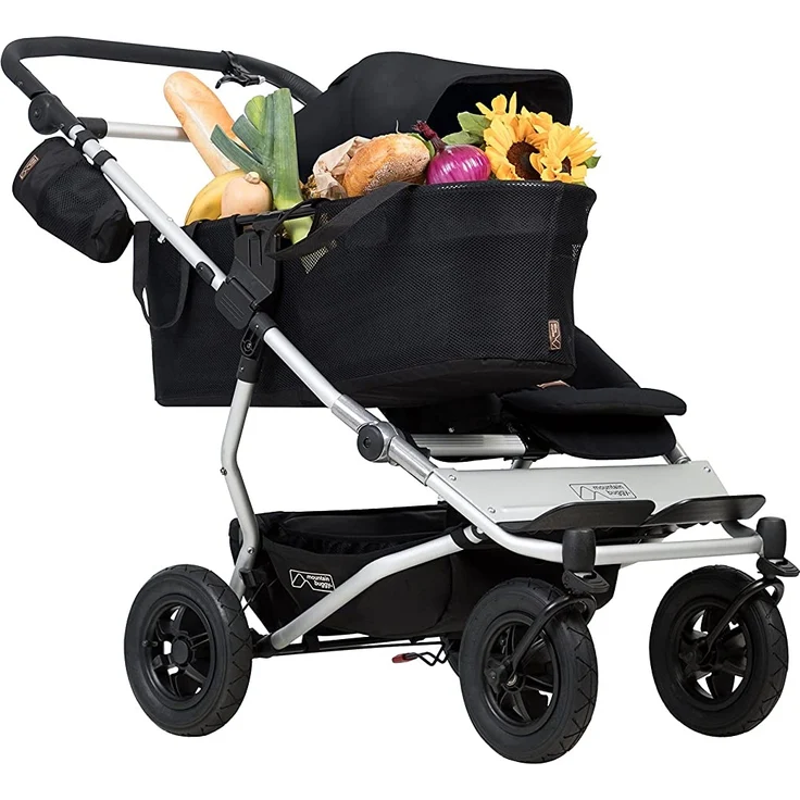 Mountain Buggy Doppelkinderwagen Side-by-Side mit 4 Rollen – Bild 10