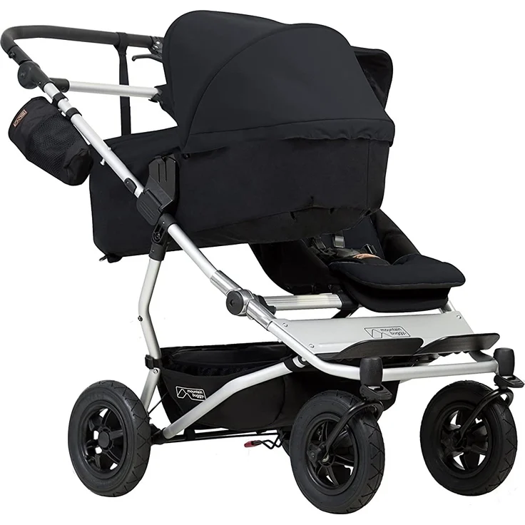 Mountain Buggy Doppelkinderwagen Side-by-Side mit 4 Rollen – Bild 11
