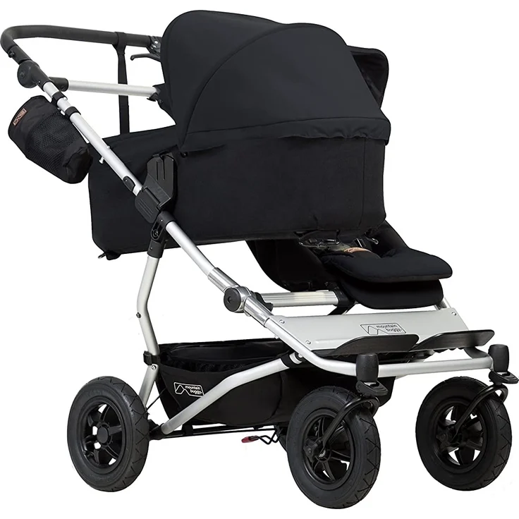Mountain Buggy Doppelkinderwagen Side-by-Side mit 4 Rollen – Bild 8