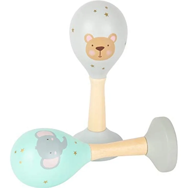 Musikrasseln Pastell 2er Set