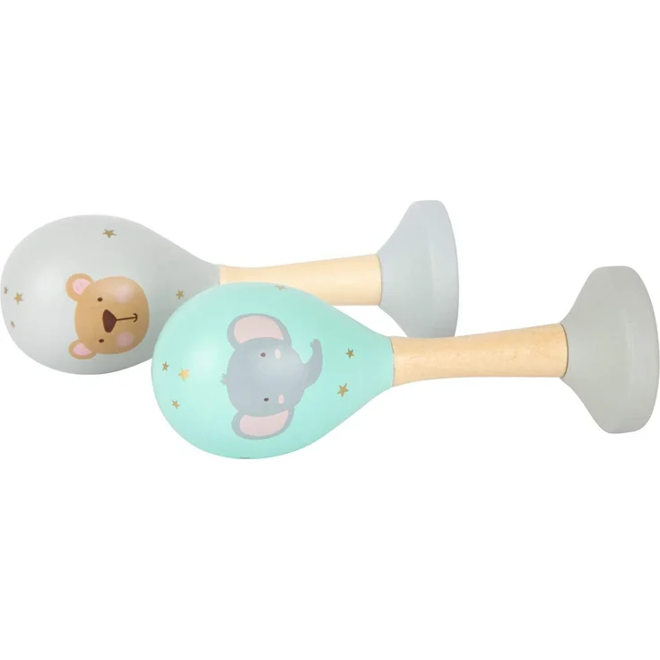 Musikrasseln Pastell 2er Set – Bild 3