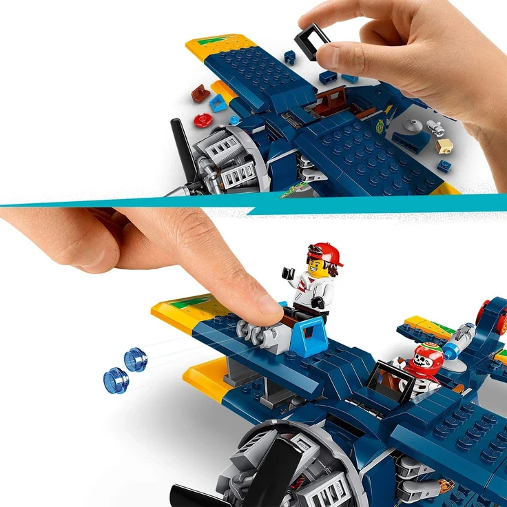 LEGO 70429 Hidden Side El Fuegos Stunt-Flugzeugmit AR-App – Bild 3