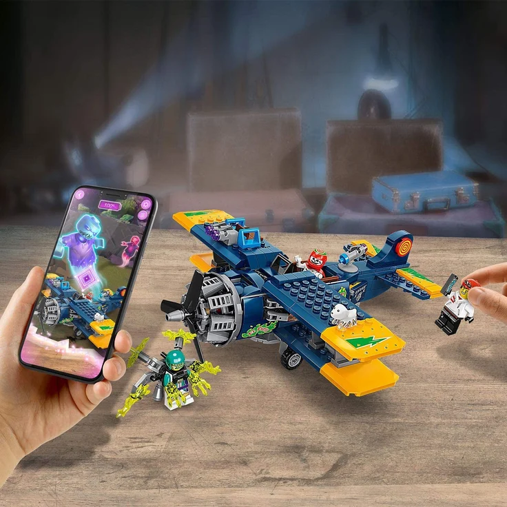 LEGO 70429 Hidden Side El Fuegos Stunt-Flugzeugmit AR-App – Bild 2