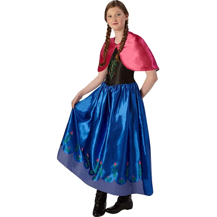 Rubie's 3620978 - Anna Frozen Classic - Larger Size, Action Dress Ups und Zubehör, 9-10
