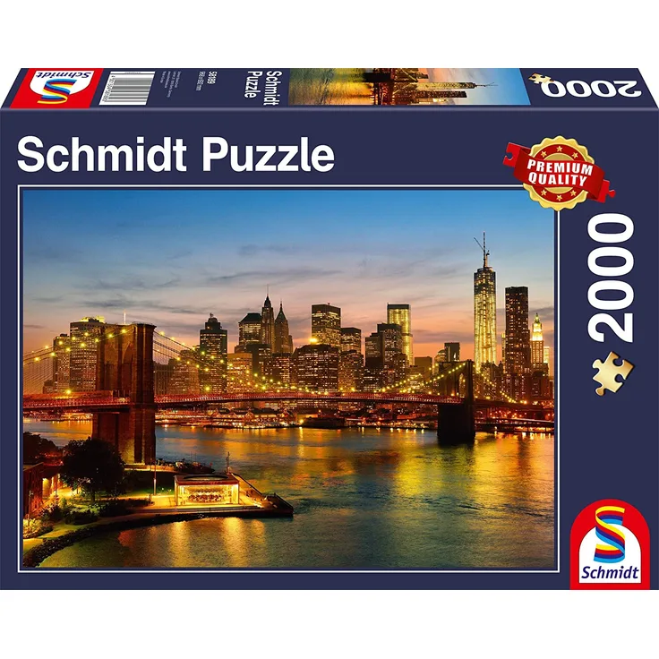 Schmidt Spiele 58189 - New York, 2000 Teile Puzzle
