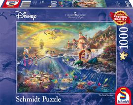 Schmidt Puzzle 1000 Teile Thomas Kinkade Disney Arielle