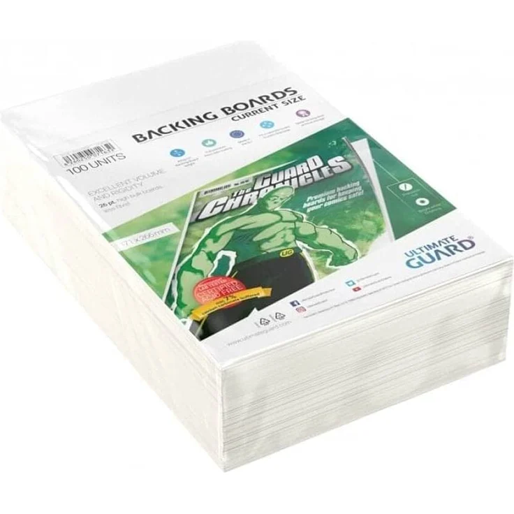 Ultimate Guard UGD020005 - Comic Backing Boards, Current Size, 100 Stück - Preisvergleich – Bild 1