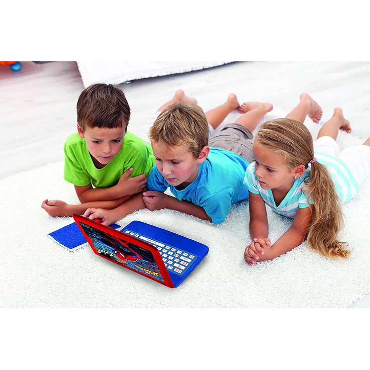 Lexibook JC598SPi3 Spider-Man-Zweisprachiger Laptop für Bildungszwecke Englisch und Deutsch, 124 Aktivitäten, Mathematik, Logik, Musik, Uhr, Spiele-Kinderspielzeug (Mädchen & Jungen) – Bild 5