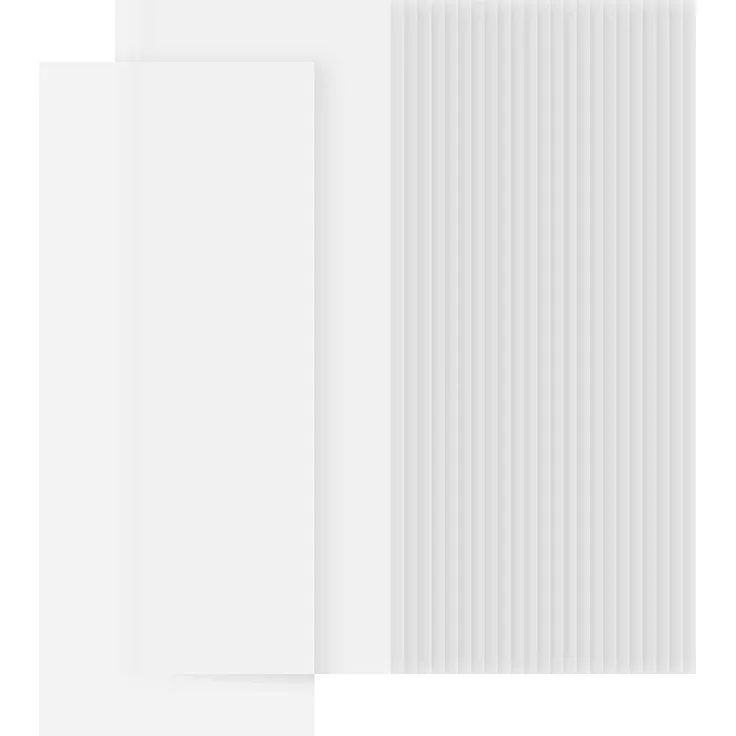 folia 77075 Transparentpapierzuschnitte, 155 x 370 mm, weiá