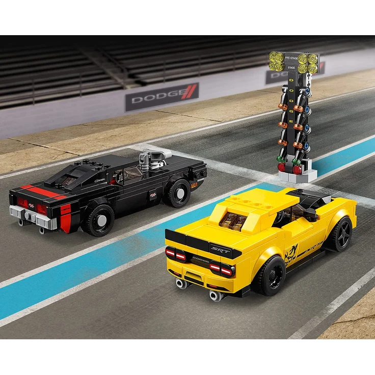 LEGO Speed Champions 75893 - 2018 Dodge Challenger SRT Demon und 1970 Dodge Charger R/T, Rallyeauto – Bild 7
