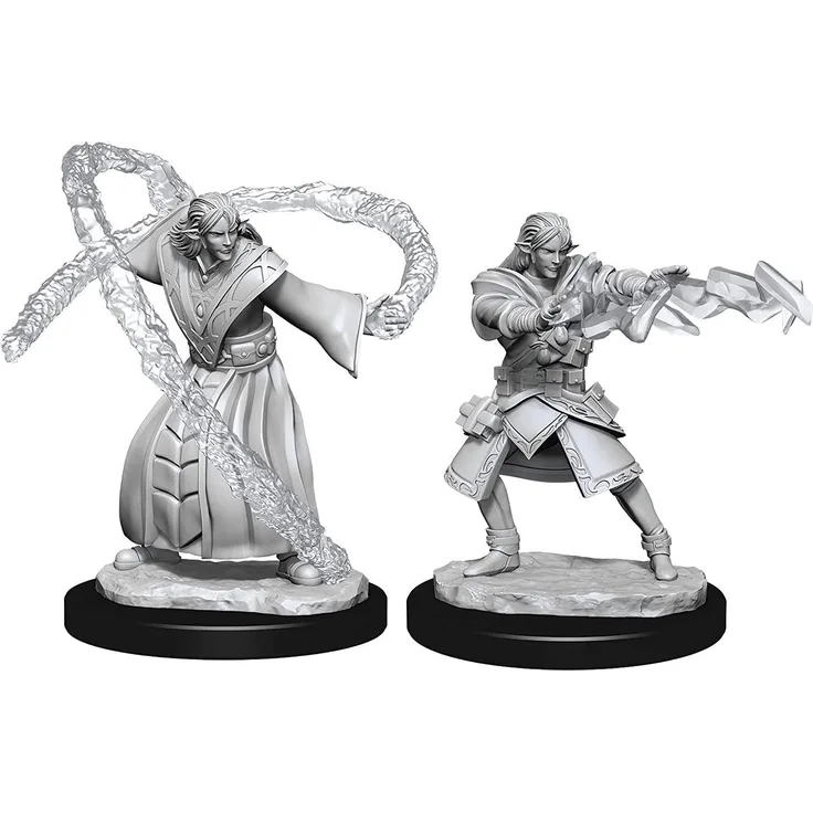 D&D Nolzur's Marvelous Miniatures Miniaturen unbemalt Elf Wizard Male Umkarton (6)
