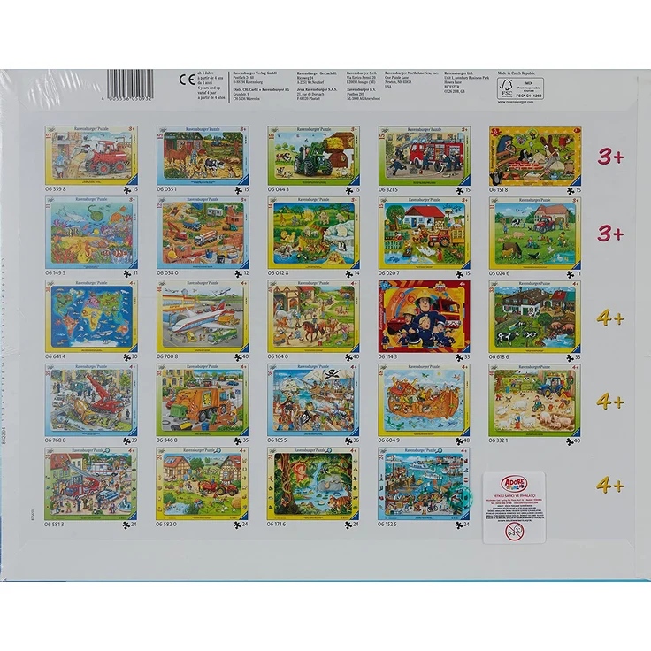 Ravensburger Kinderpuzzle 05093 05093-Feuerwehreinsatz an den Bahngleisen-48 Teile Rahmenpuzzles, Teal/Turquoise Green – Bild 3