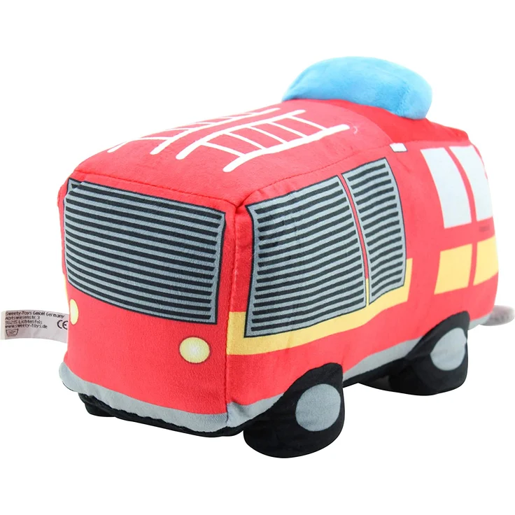 Sweety Toys 12190 Feuerwehr LKW Plüsch Plüschtier – Bild 4