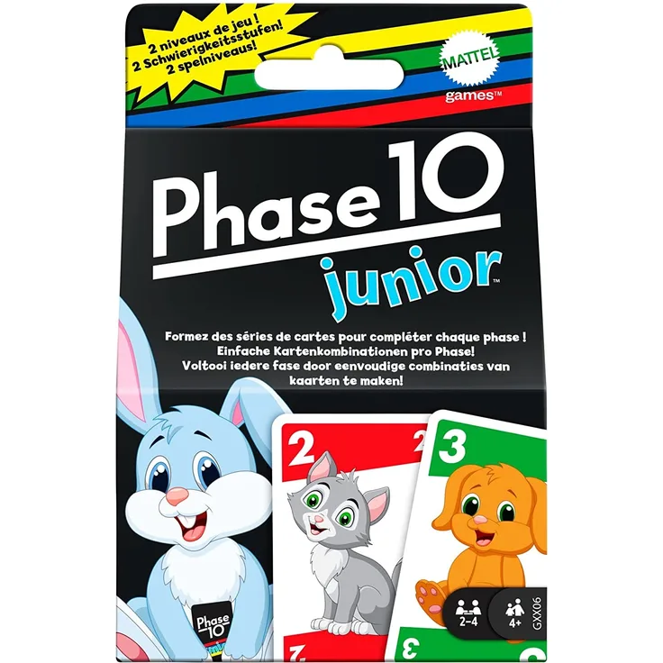 Mattel Games Phase 10 Junior