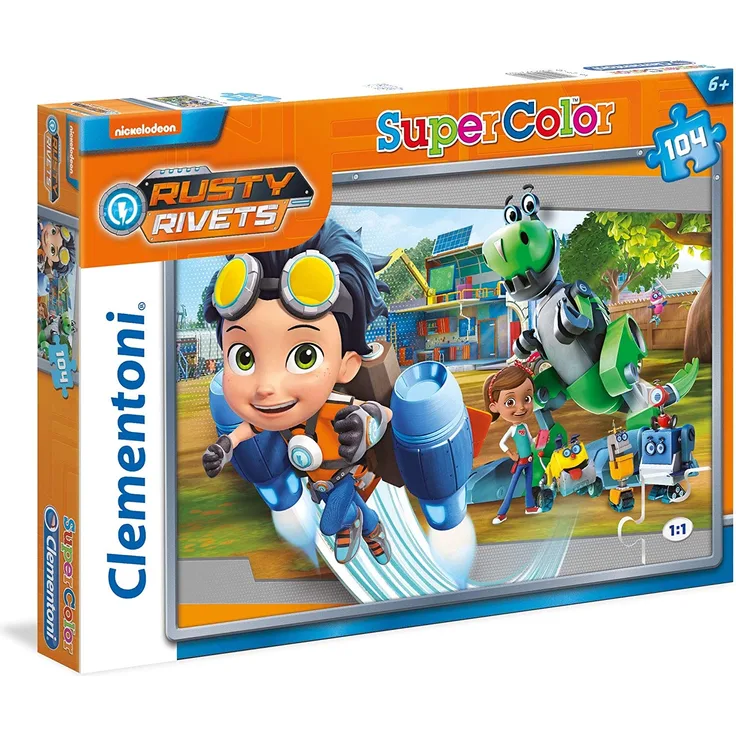 Clementoni 27102 – Rusty Rivets Puzzle, 104 Stück