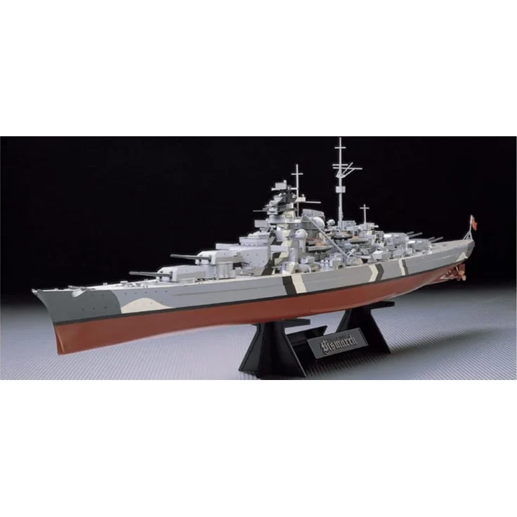 Tamiya 300078013 - 1:350 WWII Deutsches Kampfschiff Bismarck – Bild 2