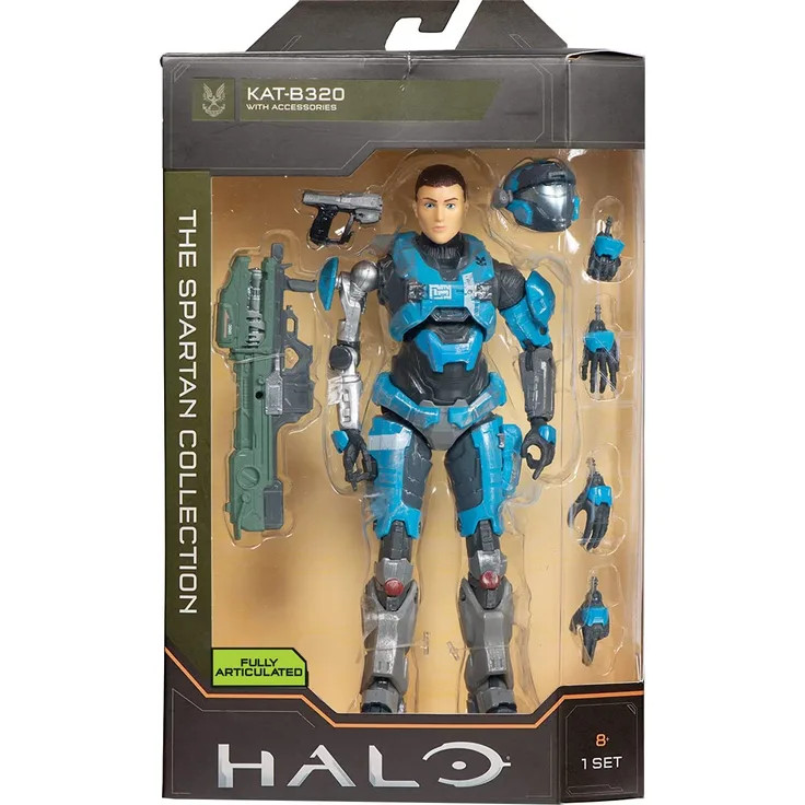 Jazwares HLW0019 - HALO - Spartan Collection - KAT-B320, Spielfigur mit Zubehör, 16,5 cm