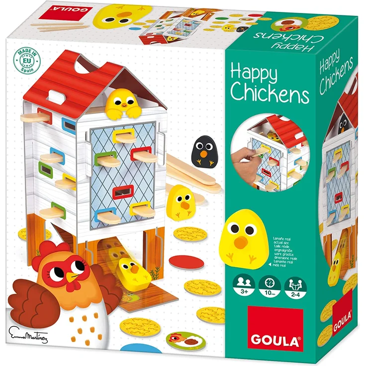 Goula kinderspiel Happy Chicken Junior-Karton – Bild 11