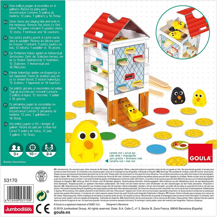 Goula kinderspiel Happy Chicken Junior-Karton – Bild 10
