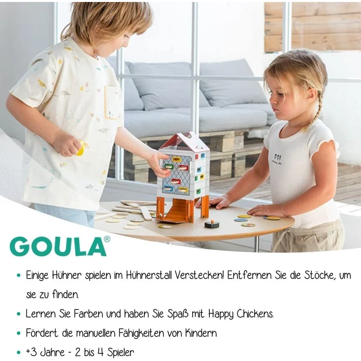 Goula kinderspiel Happy Chicken Junior-Karton – Bild 2