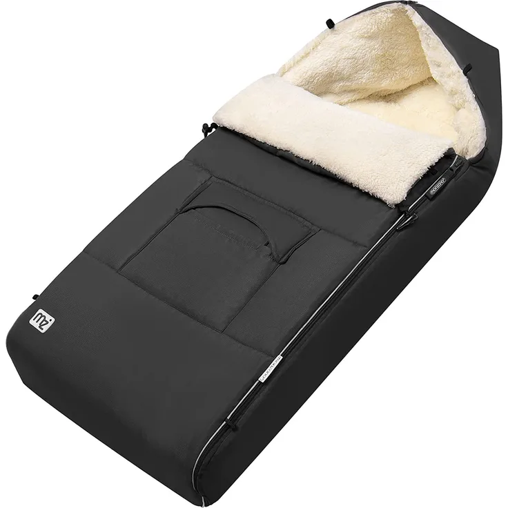 Monzana Fußsack Kinderwagen Grau