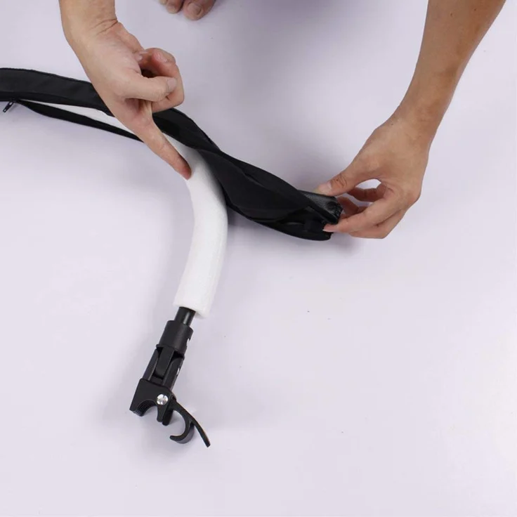 Sicherheitsbügel für Kinderwagen ,Zubehör für BBZ yoyo Armlehne aus schwarzem PU-Leder – Bild 5