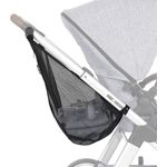 ABC Design Einkaufstasche – Kinderwagennetz zur praktischen Aufbewahrung von Einkäufen, Wickelutensilien & mehr – Mit Reißverschluss – Farbe: Black