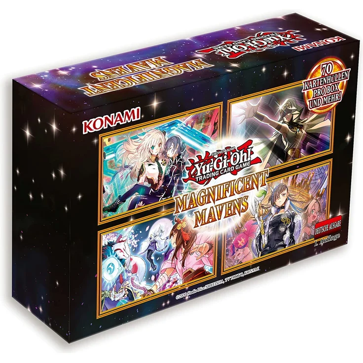 Yu-Gi-Oh! Magnificent Mavens - 1. Auflage - Deutsche Karten - 4 Boosterpacks - Holiday Box 2022 - Preisvergleich – Bild 1
