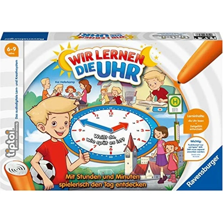 Ravensburger tiptoi® Spiel Wir lernen die Uhr – Bild 1