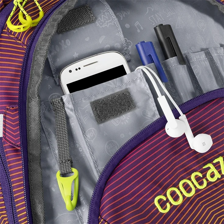 Coocazoo ScaleRale Schulrucksack Backpack Rucksack Soniclights Purple Lila – Bild 6
