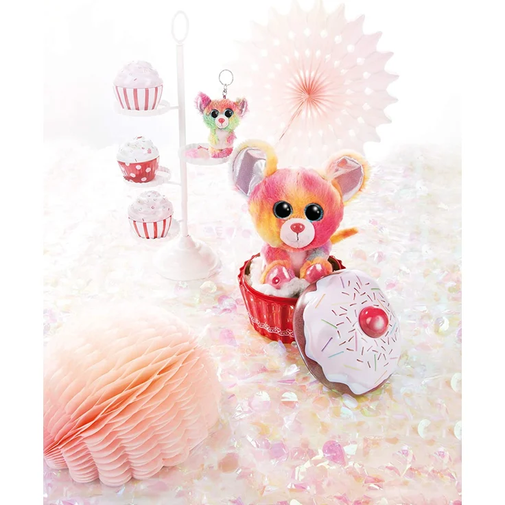 NICI Glubschis: Das Original – Glubschis Maus Candypop 25 cm – Kuscheltier Maus mit großen Augen – Flauschiges Plüschtier mit großen Glitzeraugen – Schmusetier für Kuscheltierliebhaber – 45567 – Bild 7