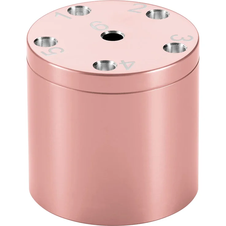 BestSaller 3006 'SUPER SIX' Aluminum 'Sonder Edition', 36 Spielstäbchen & 2 Würfel, roségold (1 Stück) – Bild 2